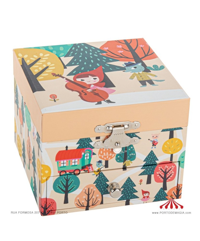 Caja de Música Caperucita Roja
