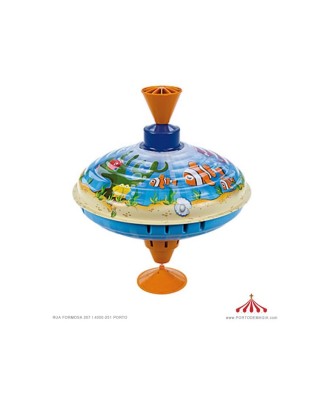 Tin Spinning Top - Marine...