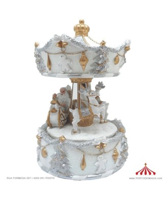 White Christmas Carousel