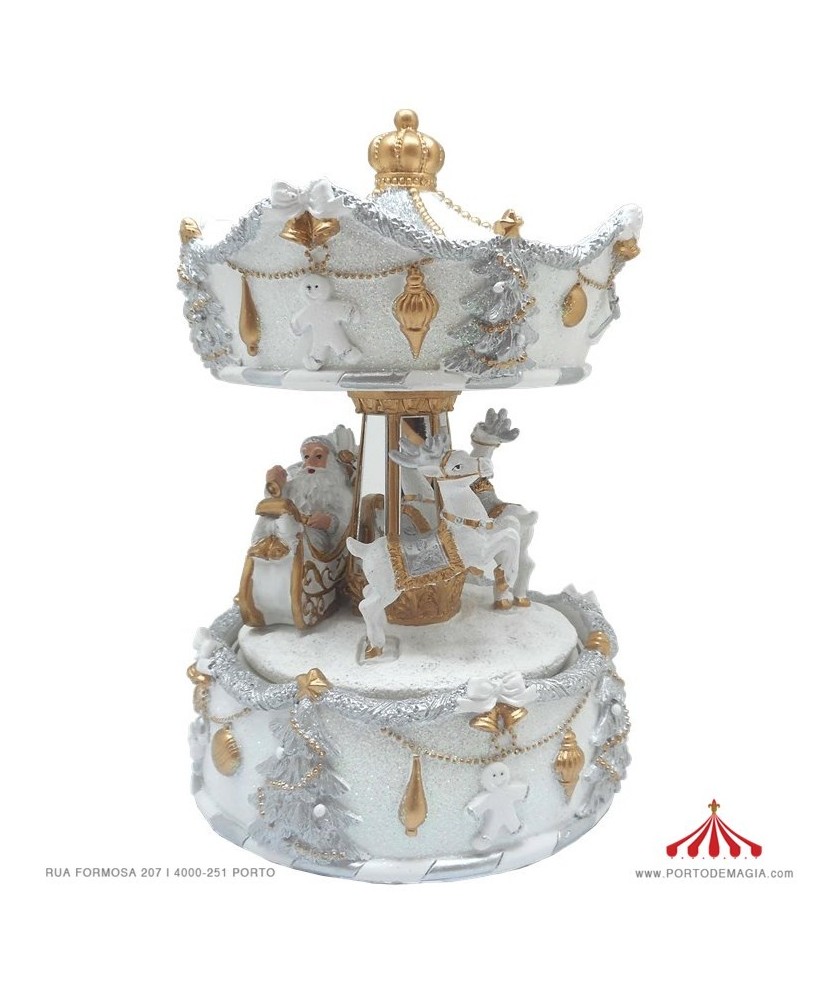 White Christmas Carousel